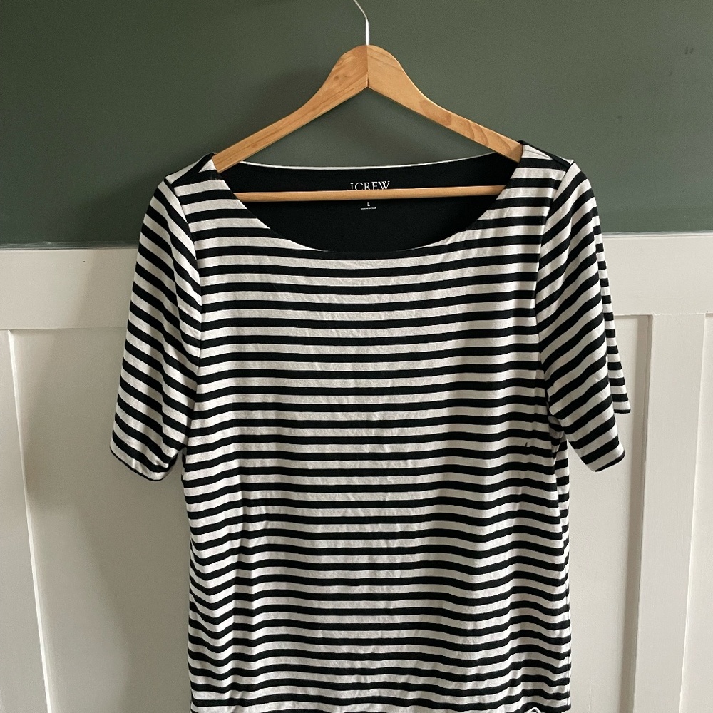 Large Crew striped shirt